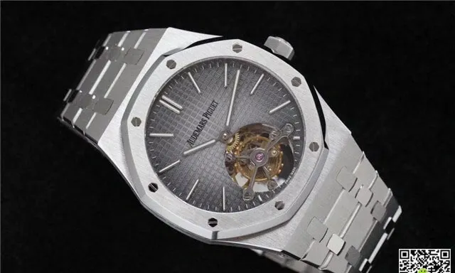 Audemars Piguet Royal Oak Tourbillon 26510PT.OO.1220PT.01 R8 Factory 1:1 Best Edition Replica Watch Grey Dial